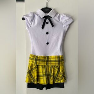 Revolution School House Rock Dance Costume - Yellow Plaid Skirt